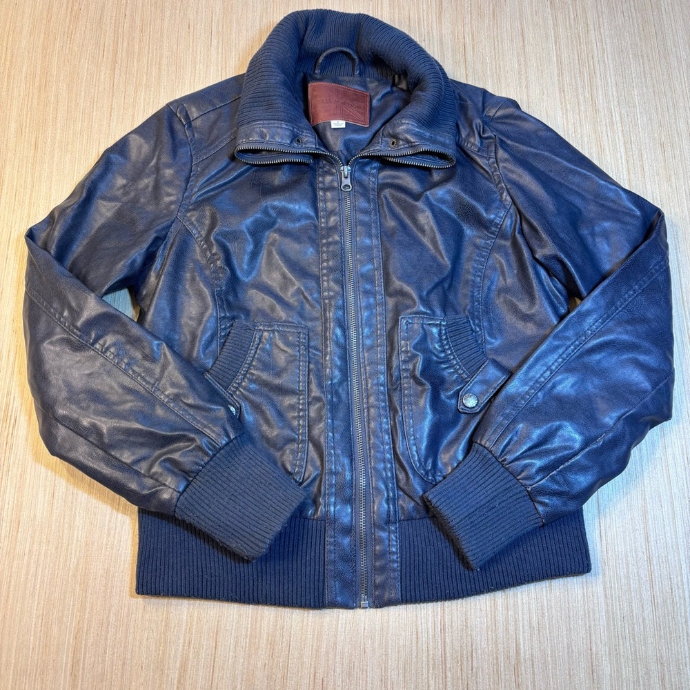 Women’s Miss London Classic Smokey Blue Bomber Jacket